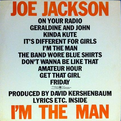 Joe JACKSON I'm the man